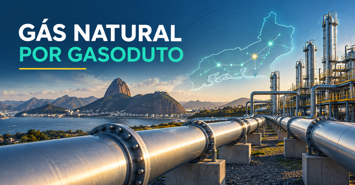 Gás natural por gasoduto: novo contribuinte é credenciado no Rio de Janeiro