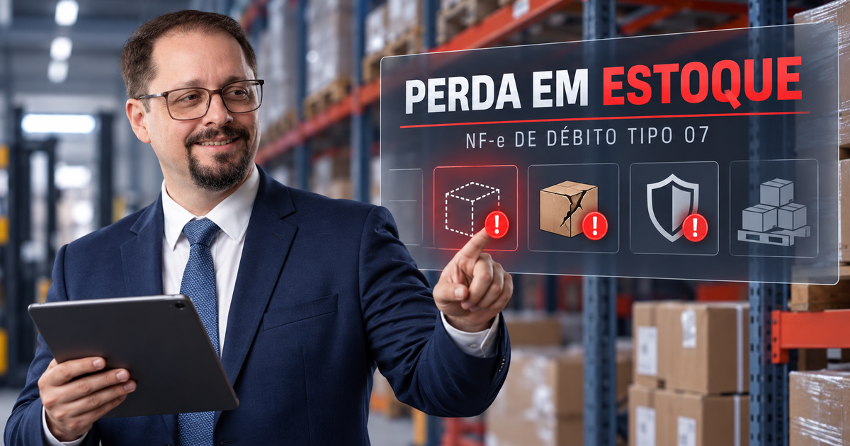NF-e Tipo 07: Débito de Estoque Perdido ou Roubado em 2027