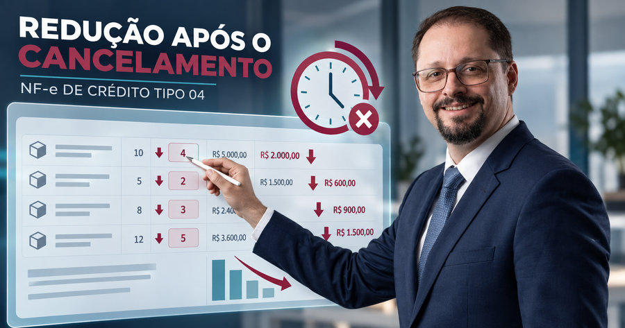 NF-e de crédito tipo 04: redução de valor ou quantidade em 2027