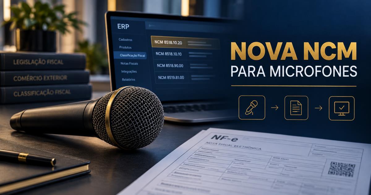Radar TRIBUMETRIA: NCM 8518.10.20 para microfones sem suporte vigora em outubro